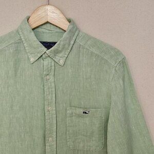 Vineyard Vines Linen Button Down S